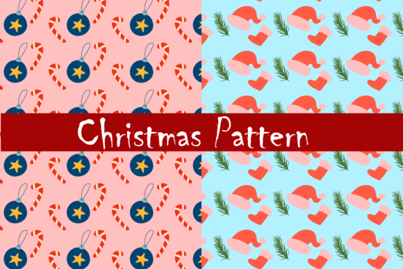 Christmas Pattren Ornament Decoration Graphics for Branding