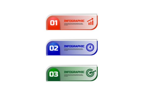 Colorful Glassmorphism Infographic for Modern Graphics