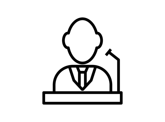 Conference Graphics: A Beautiful Business Finance Icon for Branding