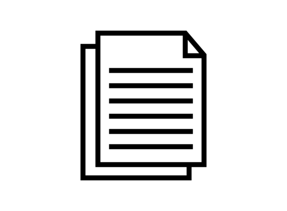 Document Icon for Graphics and Icons
