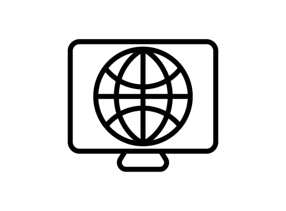 Online Shopping Icon for Branding and Marketing