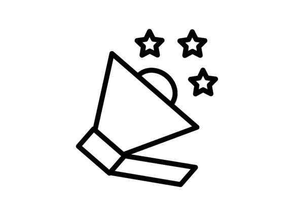 Promotion Icon for Modern Graphics and Design