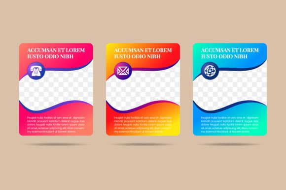 Rectangle Infographic Photo Frame for Modern Graphics