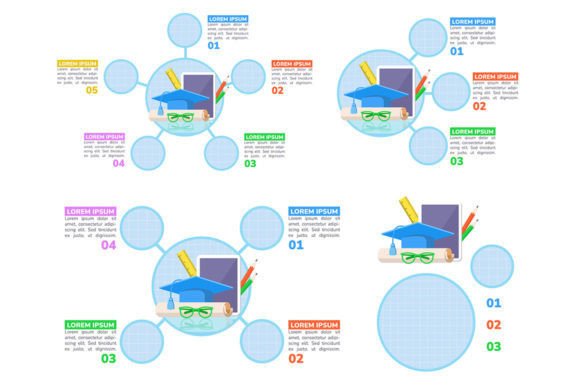 Studying for Adults Infographic Chart - A Modern Graphic Design Asset