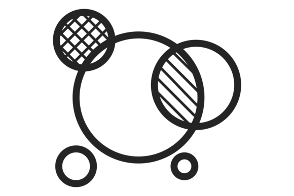 Venn Diagram Icon for Local Business Branding