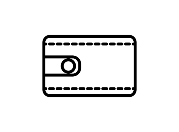 Wallet: A Modern Graphic Icon for Content Publishing